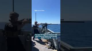 Gunners let fly on HMS Richmond💥