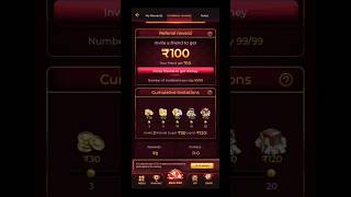 A77 Game 🤑// Refer and Earn  #a77game #p77 #shorts #games