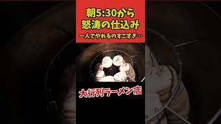 仕込みの量がハンパない！東京最高峰つけ麺店！