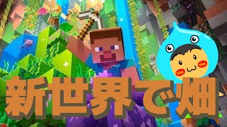 【マインクラフト】Caves & Cliffs (洞窟と崖) アップデート 第2弾　畑づくり