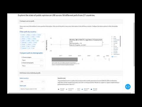 UBI Poll Tracker demo