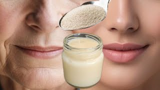 Yeast and water make all wrinkles disappear as if you were 20 🌟Facelift with collagen