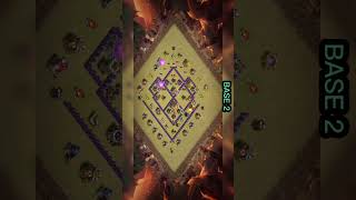 COC- TH7 Best War Bases With Links. #shorts  #coc #cocwar #coccwl #cocth7 #ytshorts