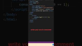 JavaScript Interview Question -05 - #js #javascript #js #shorts #shot