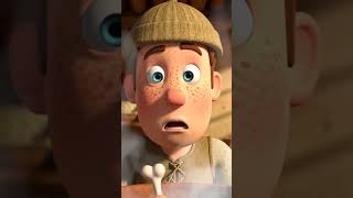 Chicken chase with a funny twist! Funny story #ai #virulreels #runwayai #shorts  #animation