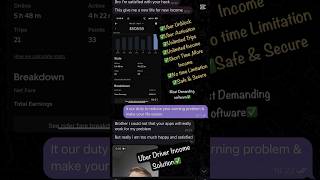 Uber Driver Income with Uber Hack. #unlimited_income #uberhack #uber #uberdriver #ubereats #usa