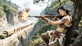 生死一線！百萬日軍傾巢出動，怎料遭女野人半路截殺，全軍覆沒#中國功夫 #中文电视剧 #武侠#动作#功夫