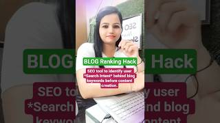 #SEOHack for #Blog Ranking - Find User Search Intent for the keywords before planning content
