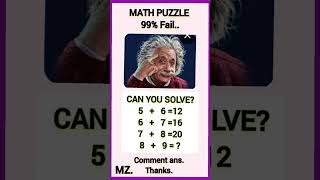 #math #mathpuzzle #mathematics #mathshorts #mathtricks #youtubeshorts #viral/Muzammal Hussain313