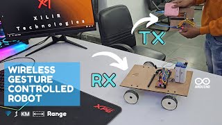 Wireless Gesture Control car using Arduino and NRF Modules 1km Range #project #arduino #science