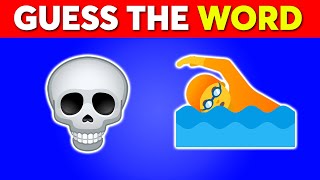 🤔 Guess the Word by Emoji 🧠🔡 | Can You Decode Them All?