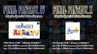 FINAL FANTASY IV&X Music Special Live Stream✨