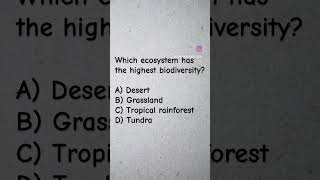 Environmental Science #ssccglmcq #upscexam #upscprelimsmcq #upsc #upscmcqs #ssccgl2025 #environment