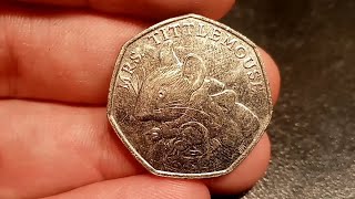 THE ONLY WAY IS UP! 2018 Mrs Tittlemouse 50p Coin UPDATED VALUE