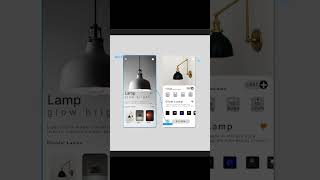 Lamp App  prototype  UI Design...#shorts #shortvideo #youtubeshorts #youtubeshort #ui #appdesign