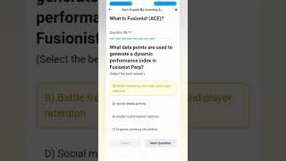Binance  (ACE token) Learn and Earn Answers || What Is Fusionist  (ACE) #binance #quiz  #crypto