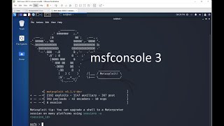 Part 3 The Metasploit Framework in Kali Linux