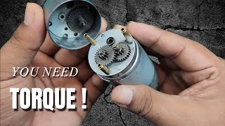 High TORQUE dc motor || Gear Motor || 500 rpm  @cubityt