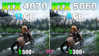 RTX 5060 vs RTX 4070 - Test in 12 Games | 1440p