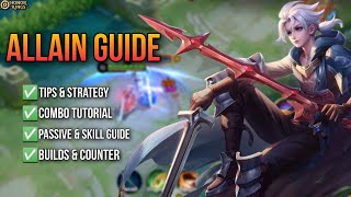 HOK: ALLAIN COMPLETE GUIDE & TUTORIAL 2024 | SKILLS, COMBOS & TIPS - Honor of Kings