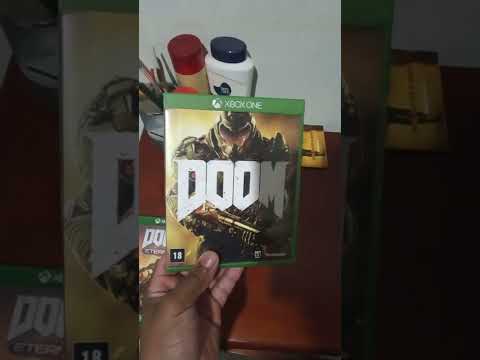 Artes da capa DOOM 2016 e DOOM ETERNAL, ambos os jogos possui duas artes na capa