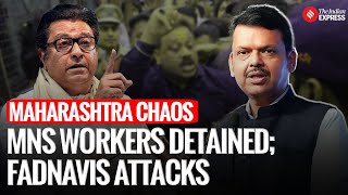 Maharashtra Language Row Escalates: MNS Workers Detained Amid Protest March in Thane
