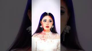 当新娘在婚礼上🔪了新郎..却忘记有宾客在场）#妆前妆后 #反差 #万圣节妆容