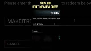 DBD Codes 2025 January 2 #Shorts