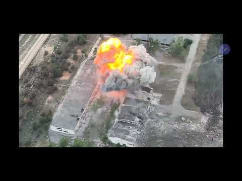 Ukrainian forces blew up Russian 2S4 Tyulpan 240 mm self-propelled heavy mortar