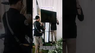 Sewa LED TV - Galeria Multimedia Banyuwangi | Wedding Ulfi & Bram