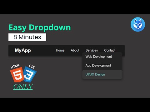 Learn An Easy Dropdown Menu | HTML & CSS Only