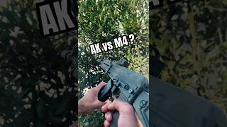 AK vs M4 airsoft ? #airsoft #airsoftcqb #army #airsoftgun #bf6 #milsim