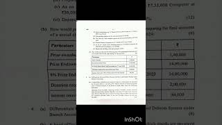 Financial Accounting Semester 1 PYQ 2025 #financial #accounting #bcomsem1 #DuPYQ #duexam #exam #pyq