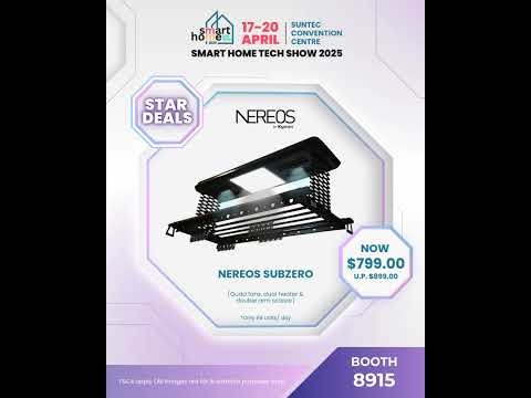 ✨Kyson SG is bringing special deals on NEREOS's  cutting-edge home appliances✨