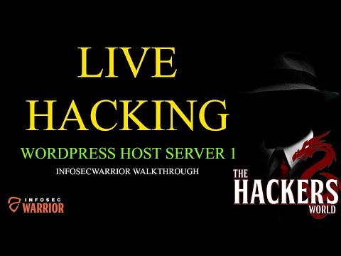 LIVE Hacking | Wordpress Host Server | Infosecwarrior Walkthrough | Vulnhub  CTF | PART 2
