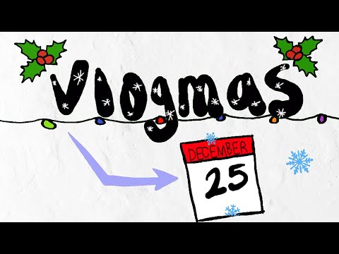 VLOGMAS INTRO TEMPLATE 31 DAY COUNTDOWN (no text)