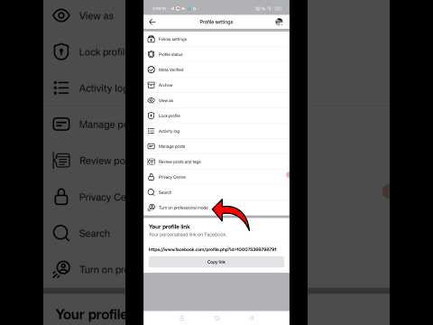 Facebook Professional Mode On Kaise Kare | How To Open Facebook Professional Mode | #facebook #viral