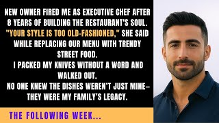 New Owner Fired Me As Exec Chef After 8 Years; Days Later Her Vision Fell Apart | Silent revenge