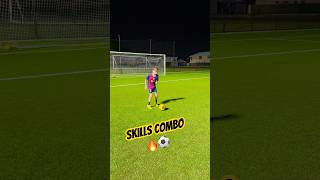 Skills Combo 🔥⚽️ #baller #soccerskills #soccer #soccertraining #nike #viralshorts #football #epl