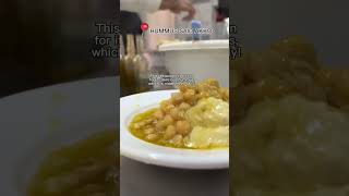 Hummus Said in Akko. #israelifood #hummus #akko #globalfood #hummuslover #marketfood