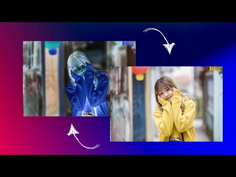 photo color invert /change /filter in html css in 1 line of code