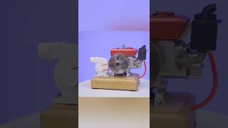 How to make a Mini Water Pump with 4 Stroke Gasoline Engine#science #education#2023short #diyproject
