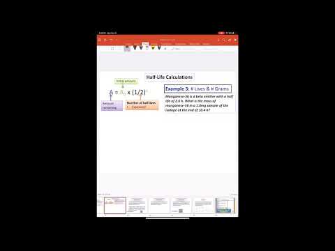Half-life calculations example 3