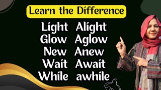 The Most Confusing Pairs। English Vocabulary Explained in Simple English & Urdu