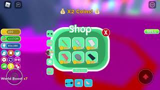 BIG LIFTING SIMULATOR 2 SHOWCASE OF ALL NEW WEIGHTS,CLASSES,PET STATS(I GOT THE LAST AURA)