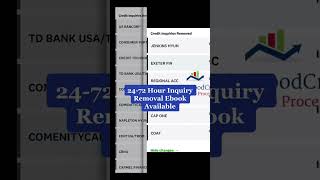 Purchase your ebook today for only $5 #inquiryremoval #creditrepair #ifixcredit #creditservices