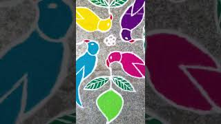 UGADI Rangoli Designs At Home🌸 So Beautiful ! #Ugadi #UgadiRangoli  #happyugadi #ugadirangolidesigns