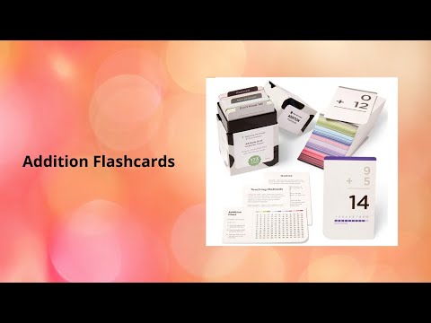 Think Tank Scholar Addition  Flash Cards | All Facts Colour Coded | Best for Kids