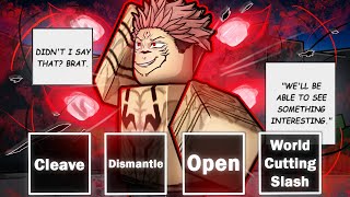 I Made A SUKUNA MOVESET in The Strongest Battlegrounds...