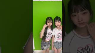 【プリ】小学生モデル２人でプリ撮影の様子【Cuugal】